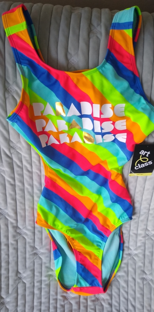 New swimsuit rainbow colorful
